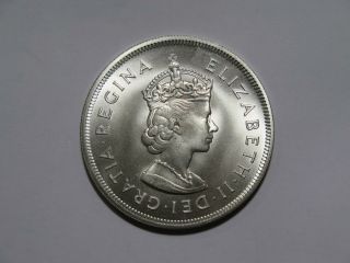 Bermuda 1959 One Crown Gem Unc Silver World Coin ✮cheap✮