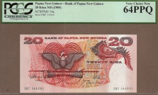 Papua Guinea: 20 Kina Banknote,  (unc Pcgs64),  P - 10a,  1981,