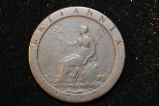 1797 Great Britain.  Penny.  Cart Wheel.  36mm.