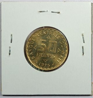 (vl612) Mali 50 Francs 1975 Km9 Gem Unc