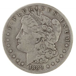 Raw 1888 - S Morgan $1 Uncertified Ungraded San Fran Silver Dollar