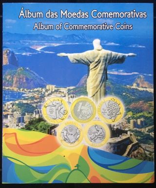Commemorative Coins Album Of Olympic Games Rio 2016