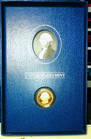 U.  S.  Presidential $1 Coin Proof George Washington Historical Signature Set