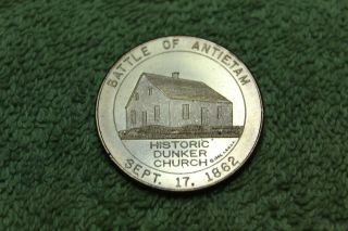 1962 - Token - Medal - Battle Of Antietam - Frederick County,  Maryland