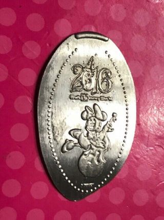 Minnie Mouse Playing The Bass 2016 Disney Elongated Pressed Penny Quarter