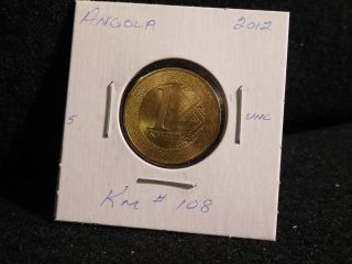 Angola: 2012 1 Kwanza Coin Gem (unc. ) (3730) Km 108
