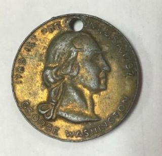 George Washington 1st President Of The United States Token Fob Coin Medal