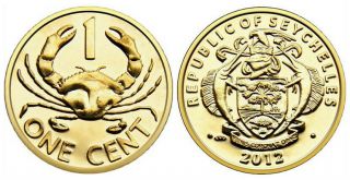 16mm Crab Seychelles Coin Africa