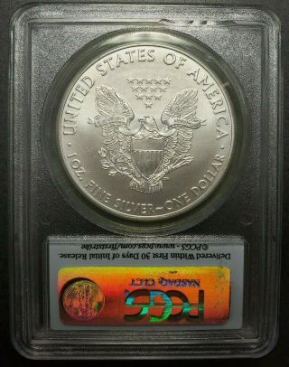 2009 AMERICAN SILVER EAGLE PCGS FIRST STRIKE MS70 2