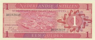 1 Gulden Unc Banknote From Netherlands Indies 1970 Pick - 20
