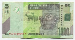 Congo 1000 Francs 2013,  P - 101