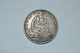 1854 - O W/ Arrows - Seated Liberty Half Dollar