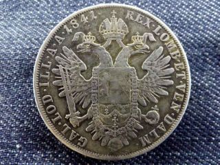 Austria Ferdinand V.  (1835 - 1848) 1 Thaler.  833 Silver Coin 1841 A