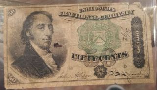 1864 50 Cents United States Fractional Currency Act June 30th 1864