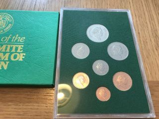 Hashemite Kingdom Of Jordan 1978 7 Coin Proof Set - Pack/cover