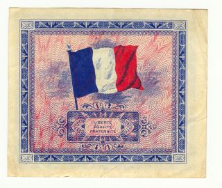 FRANCE 2 FRANC NOTE 1944 MPC MILITARY EMIS EN FRANCE (ALLIES IN FRANCE) 2