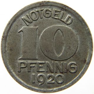 Germany Notgeld 10 Pfennig 1920 Halle Rr 221
