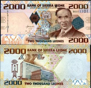 Sierra Leone 2000 2,  000 Leones 2010 P 31 Unc