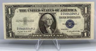 1935 G $1 Dollar Bill Silver Certificate Frn Note Blue Seal Banknote Unc Gem