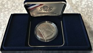 1987s Us Constitution Commemorative Coin Silver Dollar Box &