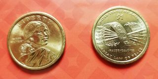 2010 Sacagawea Native American Golden Dollar - From The Us