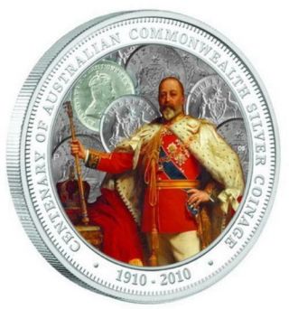 1910 - 2010 King Edward Vii - Centenary Of Australian Commonwealth Silver Coinage