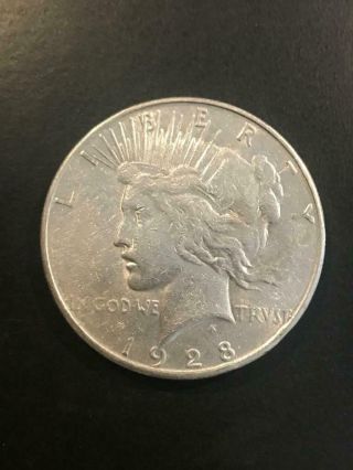 1928 - S San Francisco Silver Peace Dollar