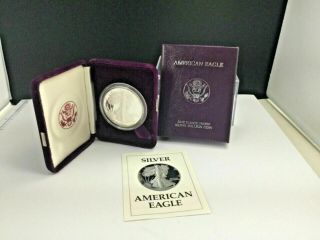 1987 - S Silver American Eagle Proof Bullion Dollar &