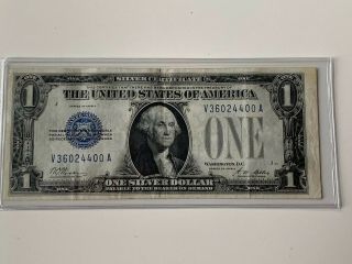 One Dollar 1928 A Silver Certificates (funny Back)