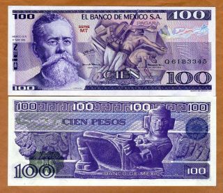 Mexico,  100 Pesos,  17 - 5 - 1979,  P - 68 (68c),  Unc