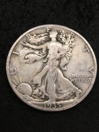 Us 1/2 Half Dollar 50 Cent Walker 1935