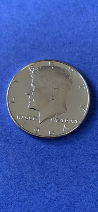 1964 Kennedy Half Dollar 90 Silver Gem Bu