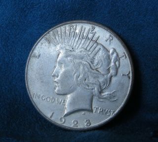 1928 S United States Of America Peace Silver Dollar San Francisco