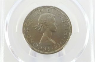 1957 Rhodesia & Nyasaland Two Shilling Coin PCGS MS65 2