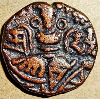 India Ancient - Kings Of Kashmir - Didda Rani - 1 Stater (979 - 1003) Rare Kkd121