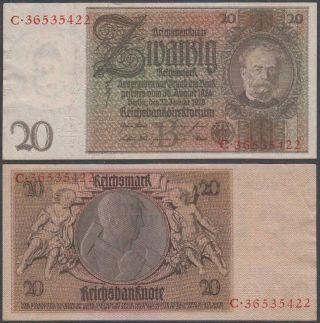 Germany - Soviet Occupation Post Wwii,  20 Deutsche Marks,  1948,  Xf,  P - 5 (a)