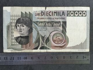 Italy 10,  000 Lire Banca D 