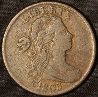 1803 Draped Bust Large Cent - Small Date Large Fraction - Usa