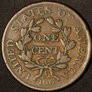 1803 Draped Bust Large Cent - Small Date Large Fraction - USA 2