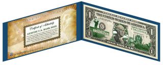 South Carolina State $1 Bill Legal Tender U.  S.  One - Dollar Grn Banknote
