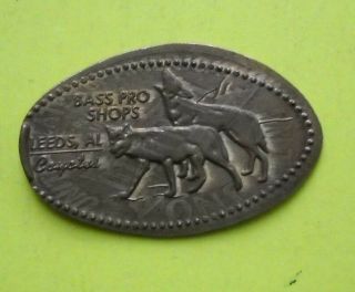 Bass Pro Shops Elongated Penny Leeds Alabama Usa Cent Coyote Souvenir Coin