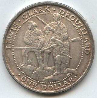 Shawnee Nation 2003 Lewis & Clark.  999 Silver Medal 1 Oz Round Drouillard Bc974