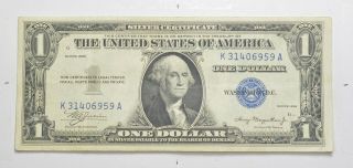 Crisp - 1935 United States Dollar Currency $1.  00 Silver Certificate 370