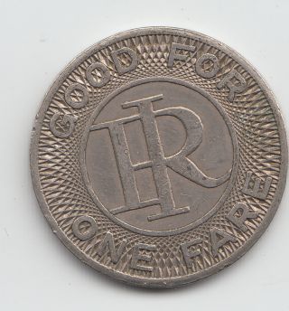 Indiana Railroad Division Of Wesson Co.  Transit Token - Richmond Indiana In20e