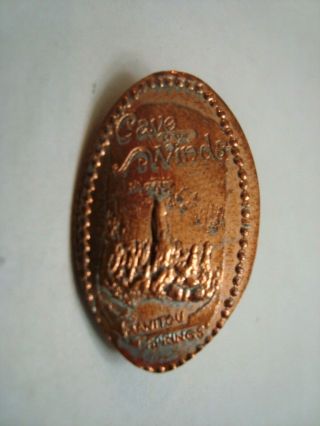 Cave Of The Winds Manitou Springs,  Co - - Elongated Zinc Penny