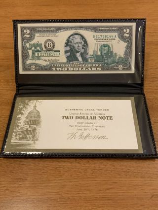 2003 $2 Two Dollar Bills (set Of 4) State Overprint Series A - Pennsylvania