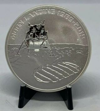 2019 Australia Perth Apollo 11 Moon Landing Anniversary 1 Oz.  9999 Silver