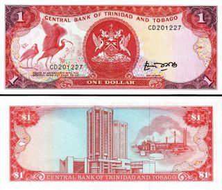 Trinidad & Tobago 1 Dollars 1985 Unc P 36a Sign 4