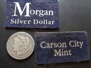 11. .  1890 - Cc $1 Morgan Silver Dollar :carson City "