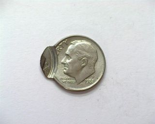 1988/1988 Roosevelt 10 Cents - Double Struck,  2 Dates - Gem Uncirculated